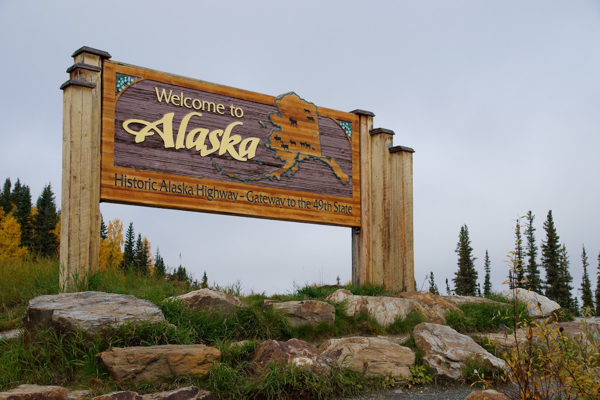 What Does It Cost To Move To Alaska - Welcome To Alaska Sign
