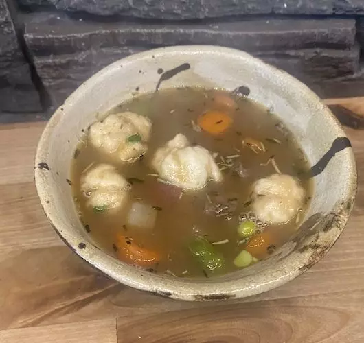 Deer and Dumpling Soup Recipe