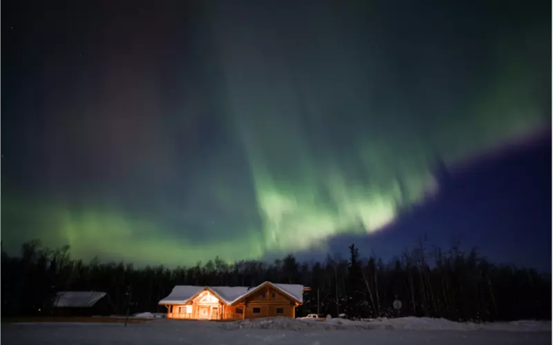Northern Lights Display over Alaska