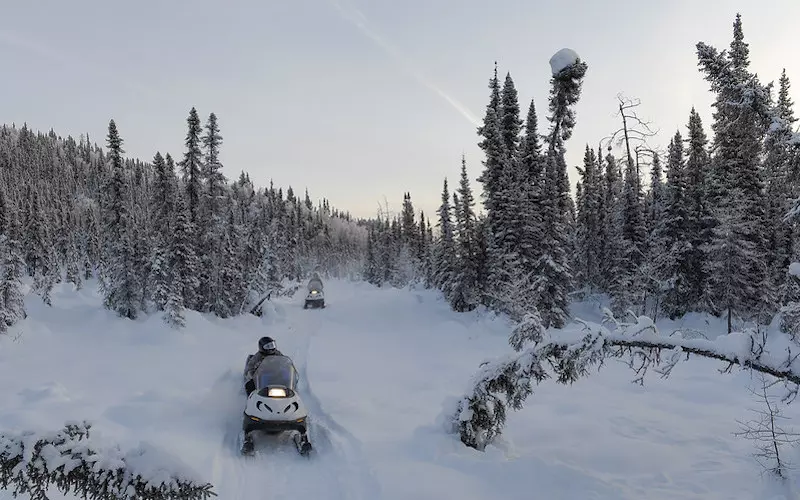 Snow-Machining-Near-Fairbanks-Alaska