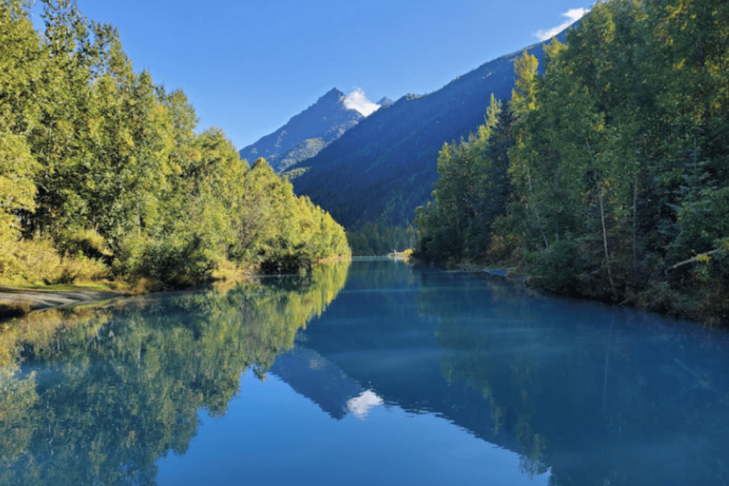 Eklutna Tailrace Trail in Alaska