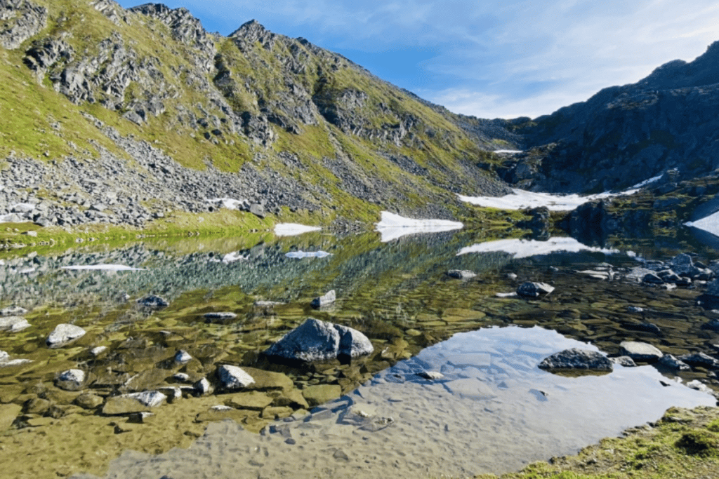 Gold Cord Lake Trail In Alaska