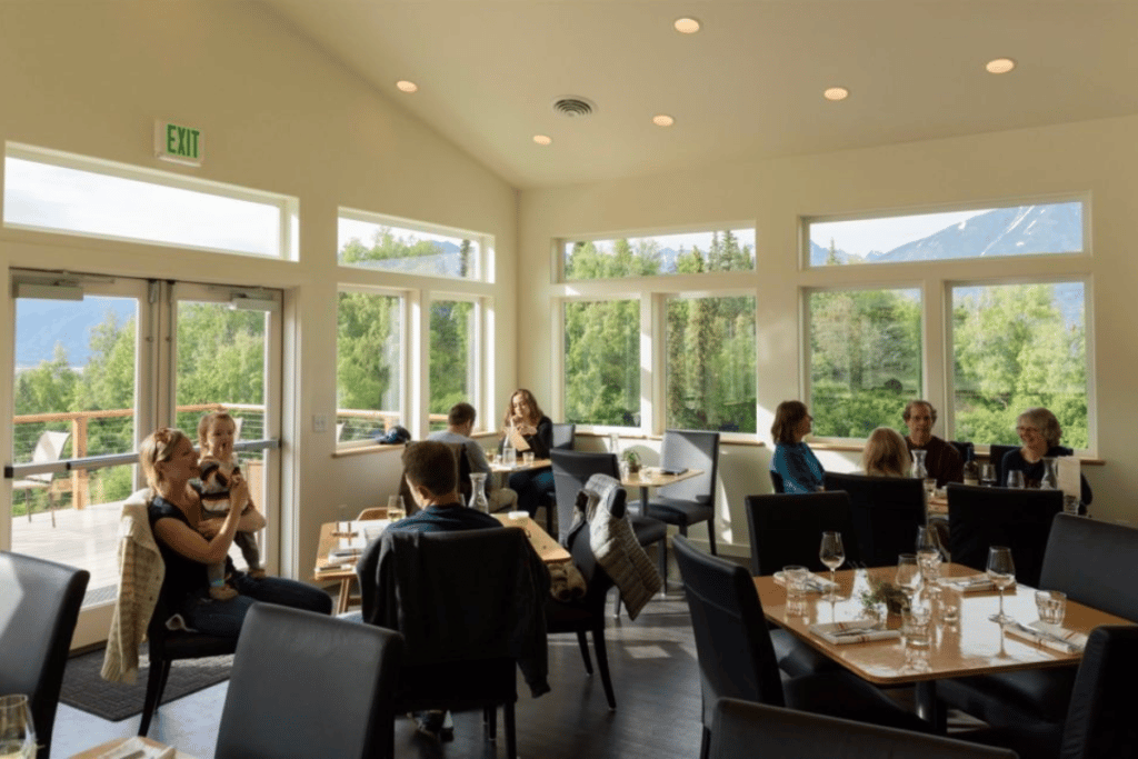 Raven’s Perch Restaurant At Knik River Lodge