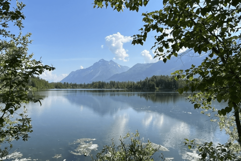 Reflections Lake Trail in Alaska