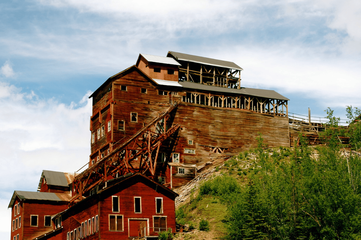 Kennicott Copper Mine Ghost Town In Alaska