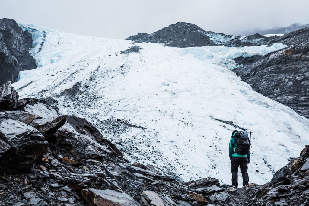Hike Across A Glacier Near Valdez Alaska