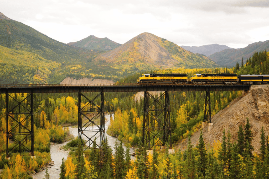 Alaska Railroad in Talkeetna, Alaska