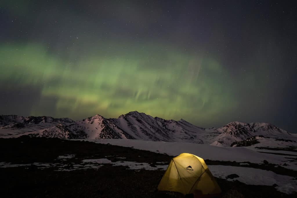 Camping Under The Northern Lights In Alaska - Todd List