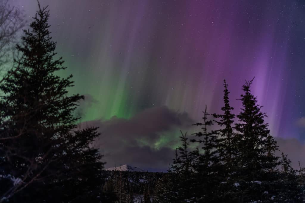 Chad Kotter - Aurora Seen From Hillside area of South Anchorage