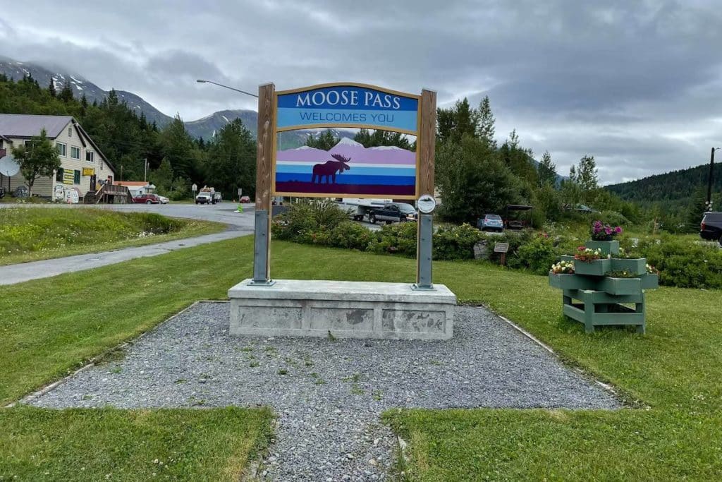 A Stop At Moose Pass On The Way From Anchorage To Seward Alaska