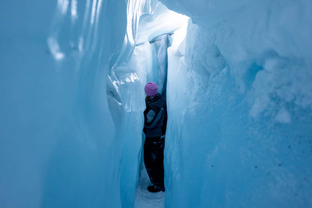 Exploring The Inside Of The Matanuska Glacier