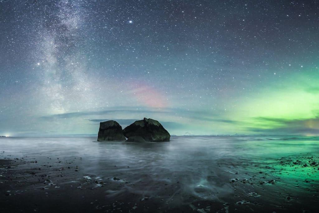 Night Sky View In Alaska - Sergius Hannan Photography
