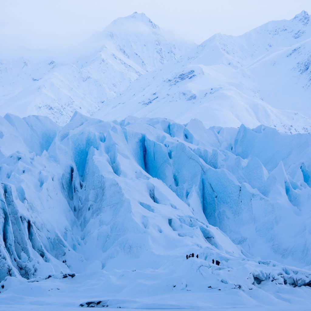 The Matantuska Glacier Is Huge - 27 Miles Long