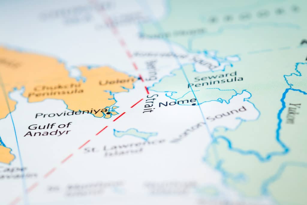 How Far Is Russia From Alaska 2 4 Miles Between Russia AK   How Far Is Russia From Alaska Map Of The Bering Strait 1024x683 