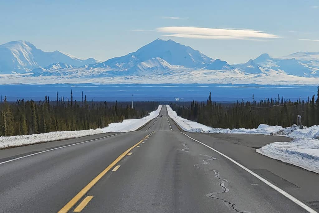 Mt Drum as you approach Glennallen on your way to Valdez Alaska