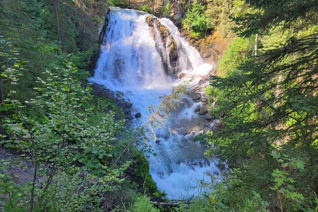 South Fork Barbara Falls Is A Popular Stop On The Way To Denali