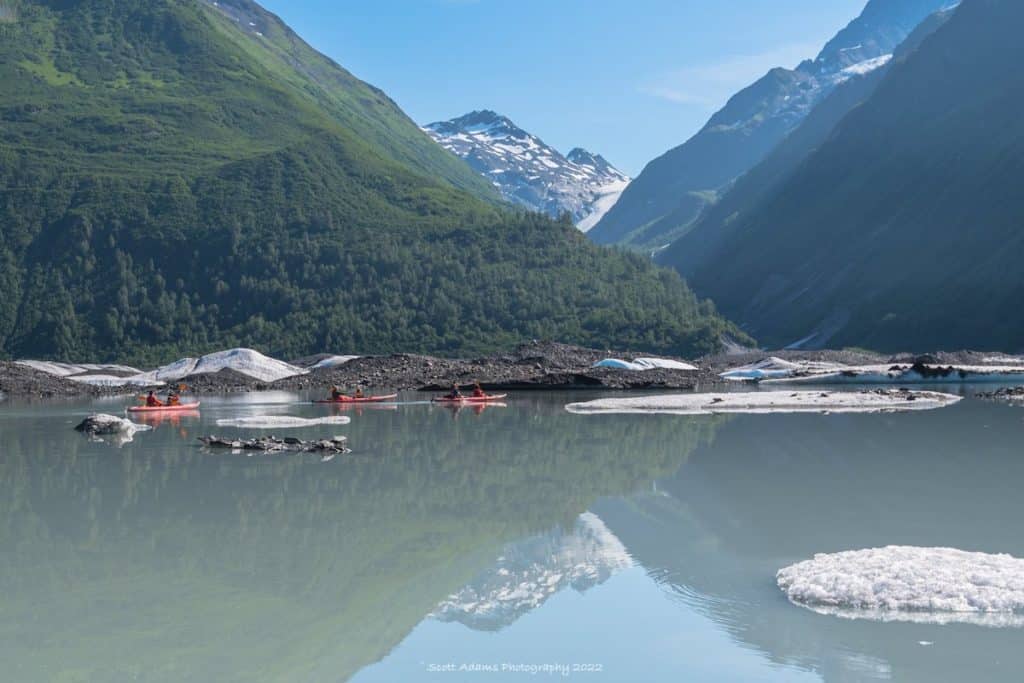 Valdez Glacier Lake in Valdez Alaska