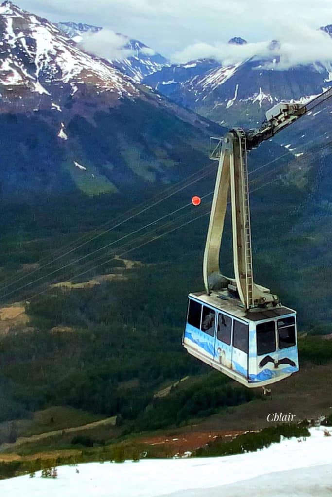 Take the Alyeska Ski Tram to the top for incredible views
