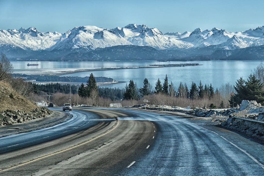 Taking A Scenic Drive From Anchorage To Homer