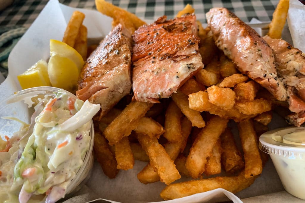 Blackened Fish From The Fat Mermaid In Valdez