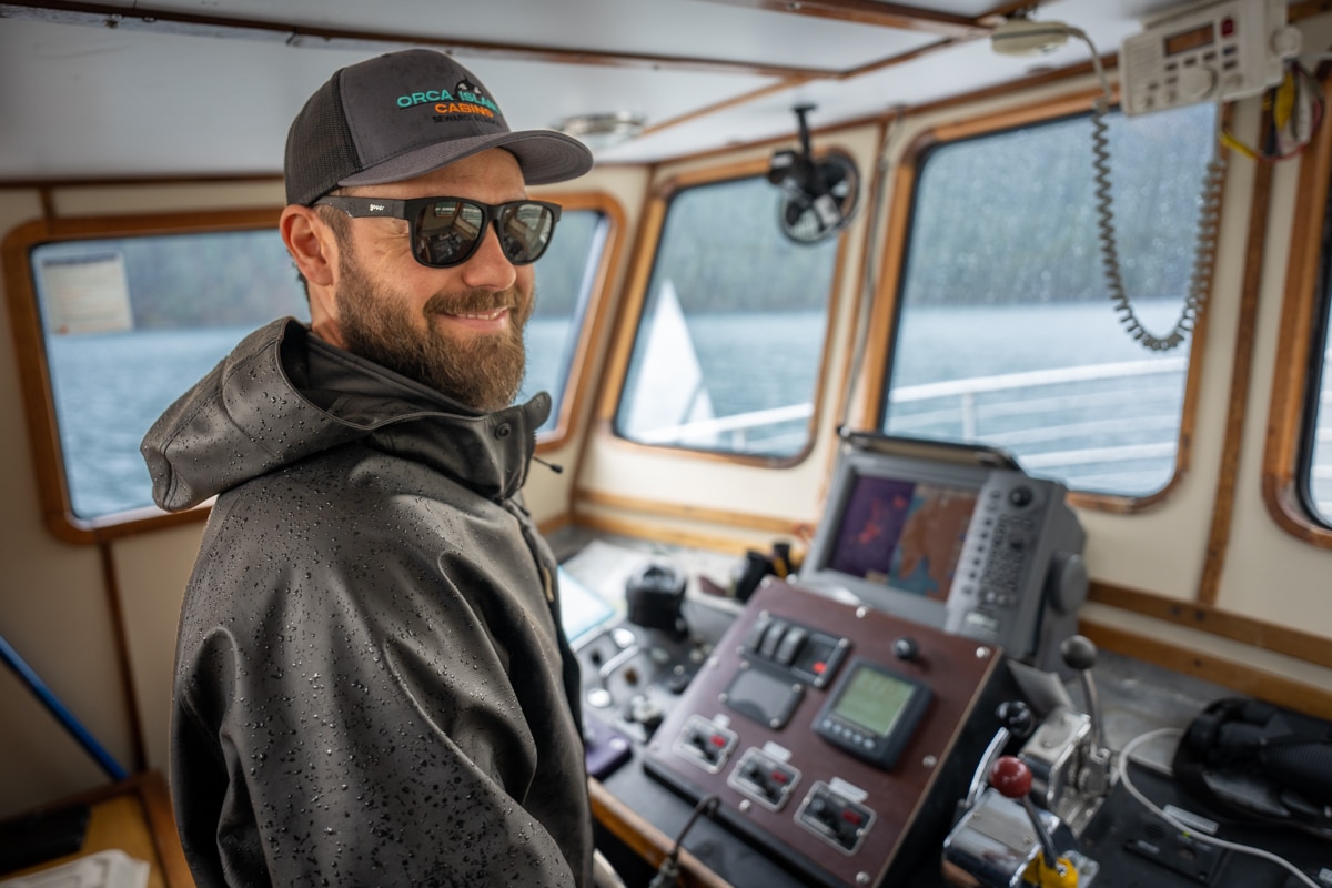 Simon Boat Captain Orca Island