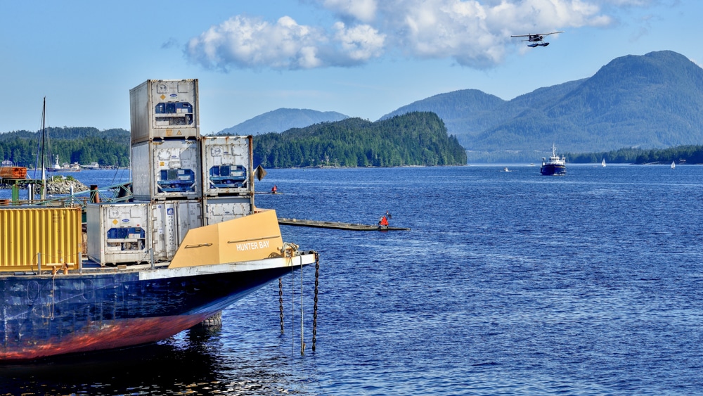 Making The Move To Alaska - Barge Ferry and Floatplane in the Ketchikan Narrows