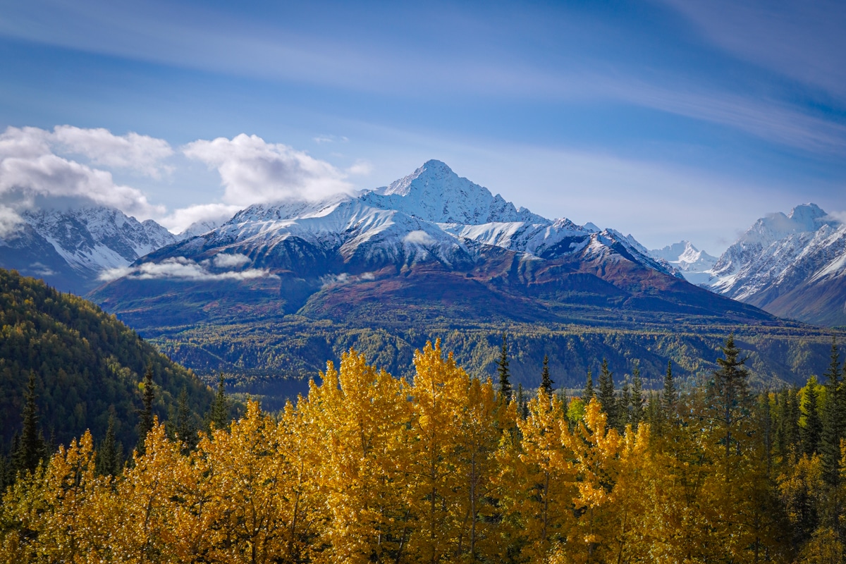 Glacier Valley Scenic Pullout Mile 79 Fall Colors